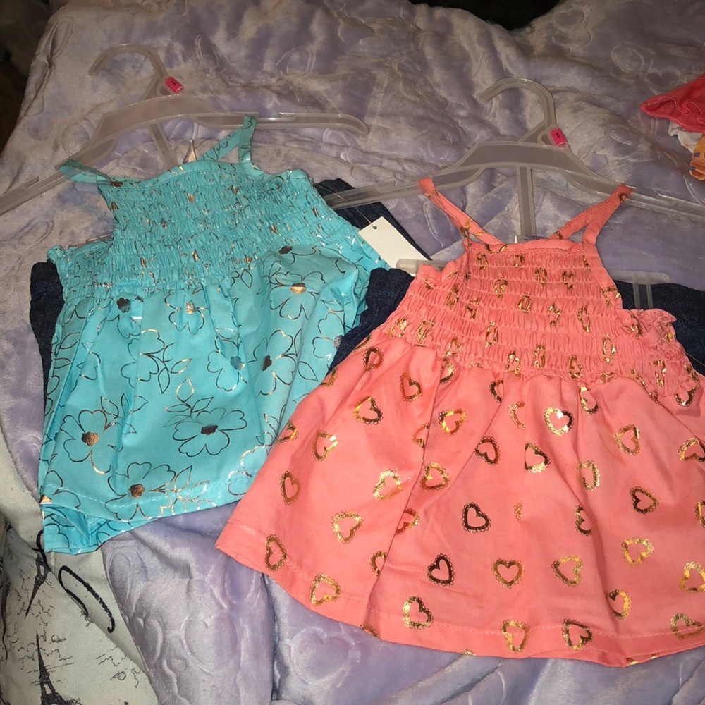 2T spring little girl sets.